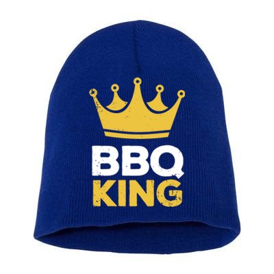 Bbq King Chef Dad Meaningful Gift Short Acrylic Beanie