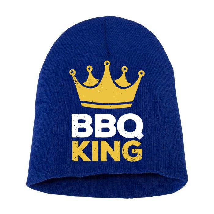 Bbq King Chef Dad Meaningful Gift Short Acrylic Beanie