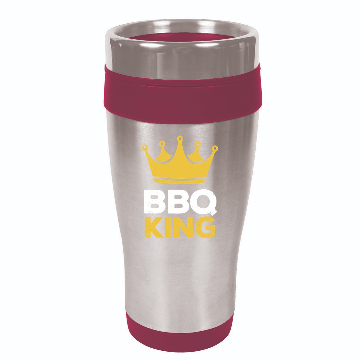 Bbq King Chef Dad Meaningful Gift 16oz Travel Tumbler