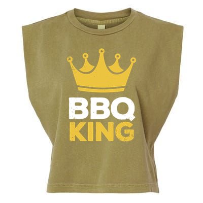 Bbq King Chef Dad Meaningful Gift Garment-Dyed Women's Muscle Tee