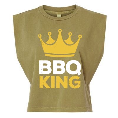 Bbq King Chef Dad Meaningful Gift Garment-Dyed Women's Muscle Tee