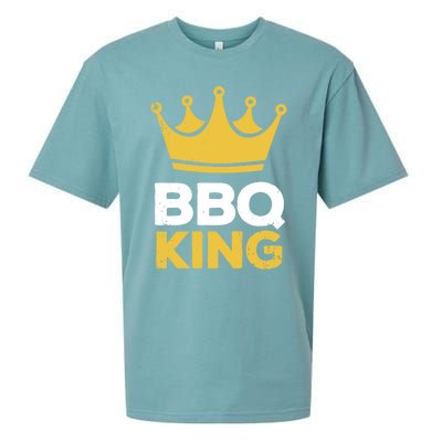 Bbq King Chef Dad Meaningful Gift Sueded Cloud Jersey T-Shirt