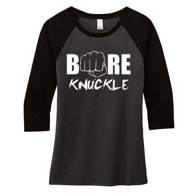 Bare Knuckle Club Women's Tri-Blend 3/4-Sleeve Raglan Shirt