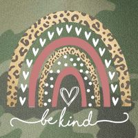 Be Kind Cute Leopard Rainbow Legacy Tie Dye Trucker Hat