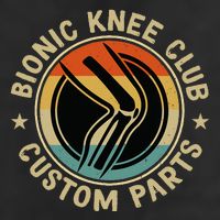 Bionic Knee Club Custom Parts Bones Funny Knee Replacement Adult Drive Performance Visor