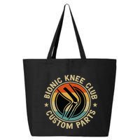 Bionic Knee Club Custom Parts Bones Funny Knee Replacement 25L Jumbo Tote