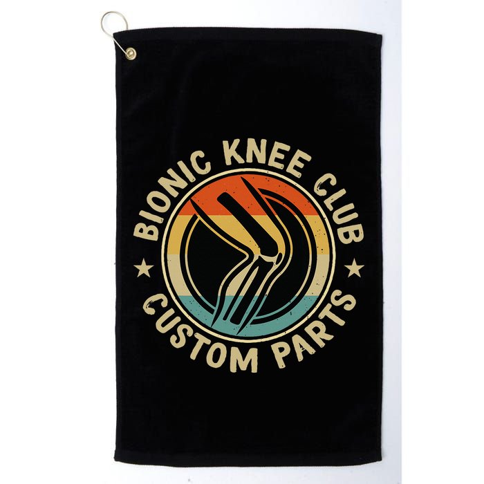 Bionic Knee Club Custom Parts Bones Funny Knee Replacement Golf Towel