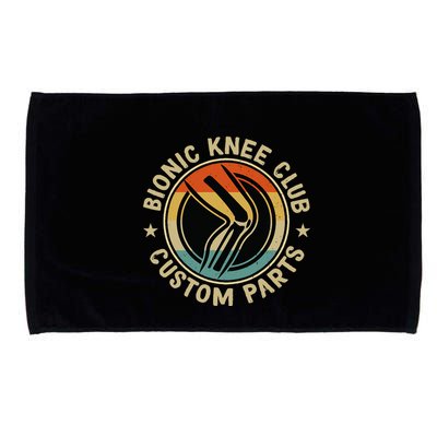 Bionic Knee Club Custom Parts Bones Funny Knee Replacement Microfiber Hand Towel