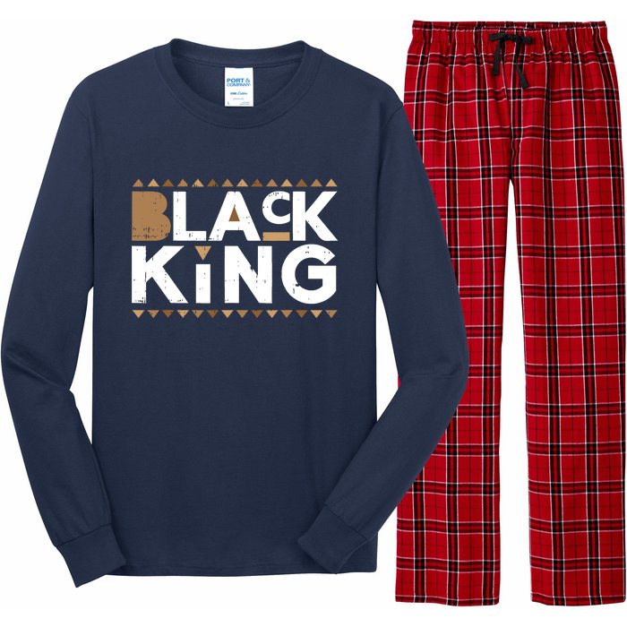 Black King Couple Matching Melanin Black Lives Matter Gift Long Sleeve Pajama Set