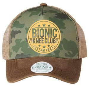 Bionic Knee Club Knee Surgery Knee Replacement Recovery Legacy Tie Dye Trucker Hat