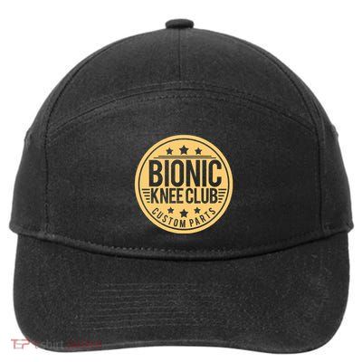 Bionic Knee Club Knee Surgery Knee Replacement Recovery 7-Panel Snapback Hat