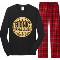 Bionic Knee Club Knee Surgery Knee Replacement Recovery Long Sleeve Pajama Set