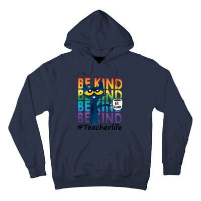 Be Kind Cat Funny Cat Teacher Cat Teacher Life Kindness Tall Hoodie