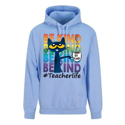 Be Kind Cat Funny Cat Teacher Cat Teacher Life Kindness Unisex Surf Hoodie