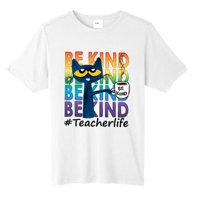 Be Kind Cat Funny Cat Teacher Cat Teacher Life Kindness Tall Fusion ChromaSoft Performance T-Shirt