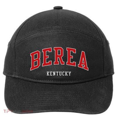 Berea Kentucky College University Style 7-Panel Snapback Hat