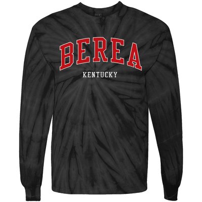 Berea Kentucky College University Style Tie-Dye Long Sleeve Shirt