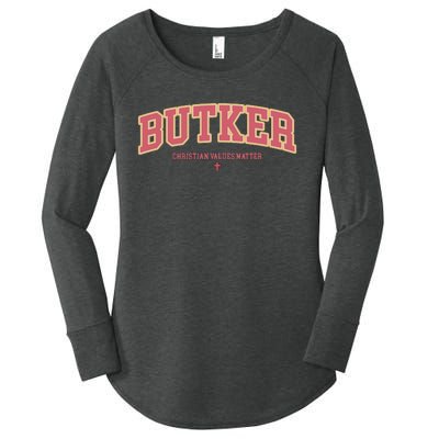 Butker Kansas City Kicker Harrison Butker Women's Perfect Tri Tunic Long Sleeve Shirt