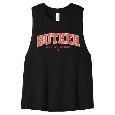 Butker Kansas City Kicker Harrison Butker Women's Racerback Cropped Tank