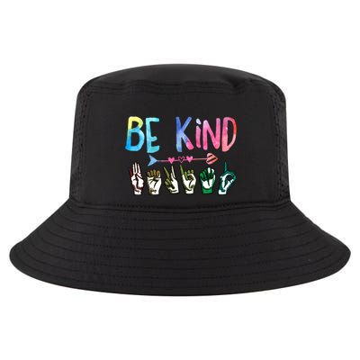 Be Kind Cute Asl American Sign Language Gift Meaningful Gift Cool Comfort Performance Bucket Hat
