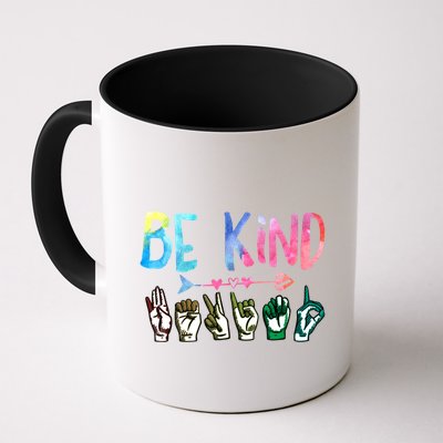 Be Kind Cute Asl American Sign Language Gift Meaningful Gift Mug