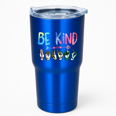 Be Kind Cute Asl American Sign Language Gift Meaningful Gift Tumbler