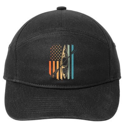 Best Kayak Design Kayaking Kayaker Kayak 7-Panel Snapback Hat