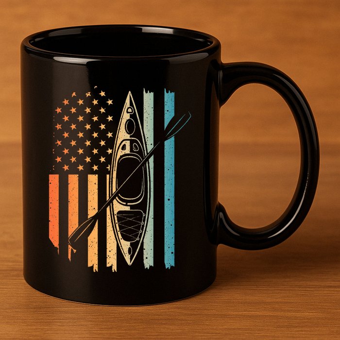 Best Kayak Design Kayaking Kayaker Kayak 11oz C Handle Ceramic Mug