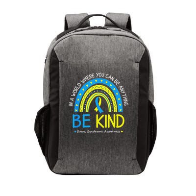Be Kind Down Syndrome Awareness October Teacher Vector Backpack