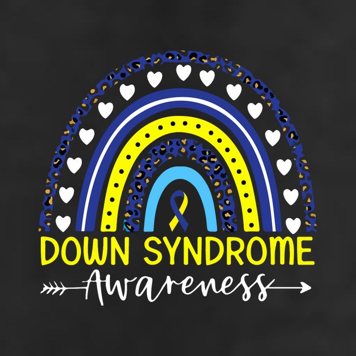 Be Kind Down Syndrome Awareness Ribbon Rainbow Kindness Gift Cool Comfort Performance Bucket Hat