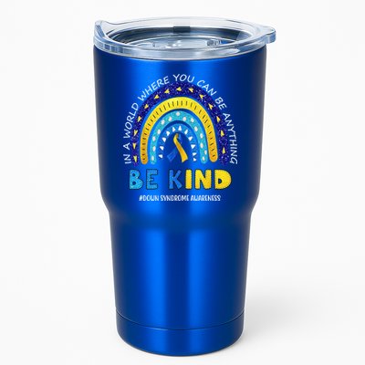 Be Kind Down Syndrome Awareness Rainbow Tumbler