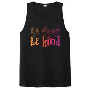 Be Kind Deaf Awareness Cool Gift Sign Language Kindness Matters Gift PosiCharge Competitor Tank