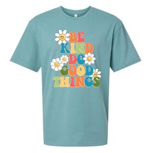 Be Kind Do Good Things Positive Quote Sueded Cloud Jersey T-Shirt