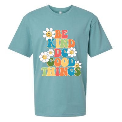 Be Kind Do Good Things Positive Quote Sueded Cloud Jersey T-Shirt