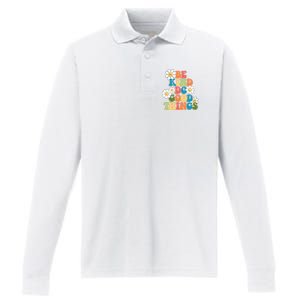 Be Kind Do Good Things Positive Quote Performance Long Sleeve Polo