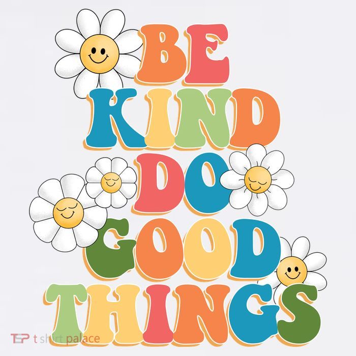 Be Kind Do Good Things Positive Quote Flatbill Hat
