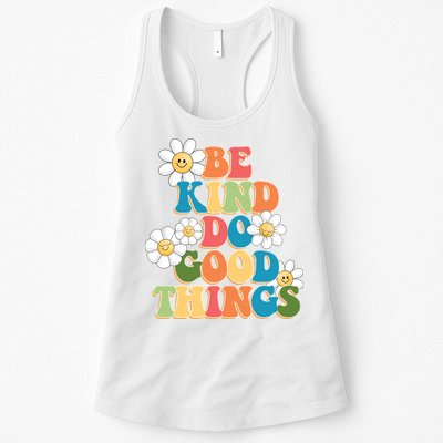 Be Kind Do Good Things Positive Quote Womens Tank Top