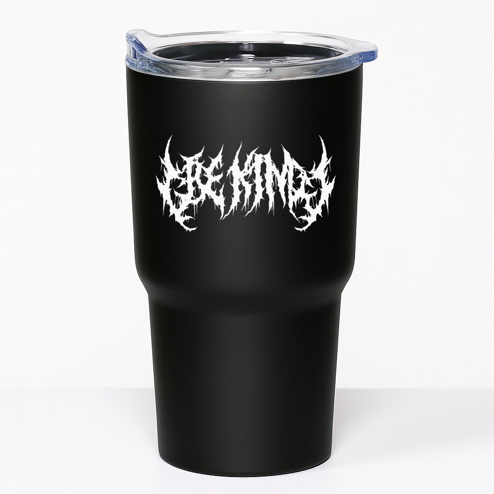 Be Kind. Death Metal Extreme Black Metal Band. Funny Ironic Tumbler