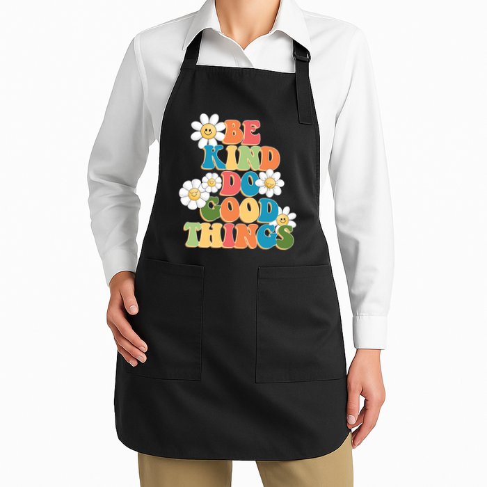 Be Kind Do Good Things Retro Sunflower Apron