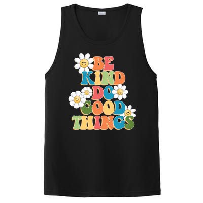 Be Kind Do Good Things Retro Sunflower PosiCharge Competitor Tank