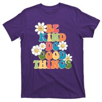 Be Kind Do Good Things Retro Sunflower T-Shirt