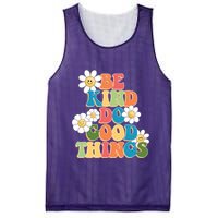 Be Kind Do Good Things Retro Sunflower Mesh Reversible Basketball Jersey Tank