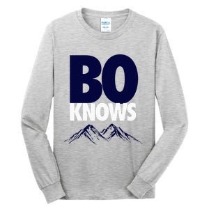 Bo Knows Denver Bo Knows Merch Tall Long Sleeve T-Shirt