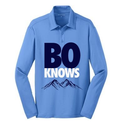 Bo Knows Denver Bo Knows Merch Silk Touch Performance Long Sleeve Polo