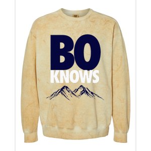 Bo Knows Denver Bo Knows Merch Colorblast Crewneck Sweatshirt