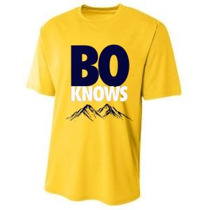 Bo Knows Denver Bo Knows Merch Performance Sprint T-Shirt