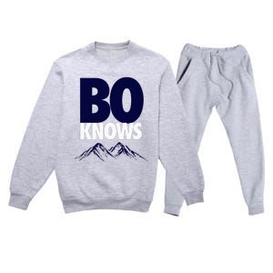 Bo Knows Denver Bo Knows Merch Premium Crewneck Sweatsuit Set