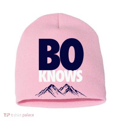 Bo Knows Denver Bo Knows Merch Short Acrylic Beanie
