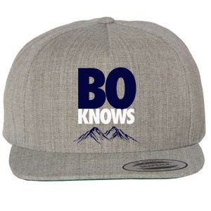 Bo Knows Denver Bo Knows Merch Wool Snapback Cap