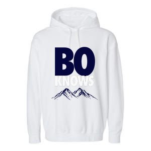 Bo Knows Denver Bo Knows Merch Garment-Dyed Fleece Hoodie